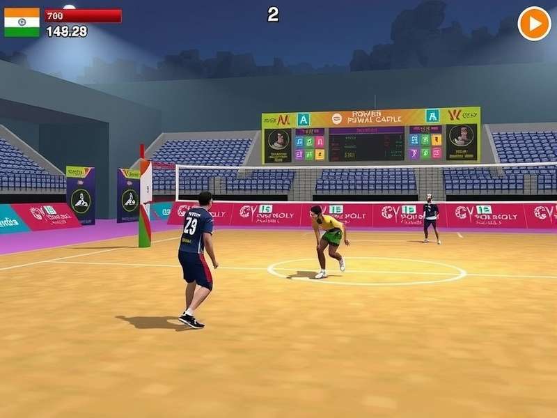 Power Volley India Gameplay Screenshot